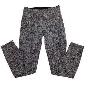 Lululemon Black and‎ White Run On Tights (SIZE 4)